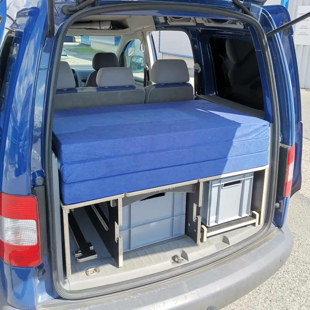 Obytná vestavba VW Caddy krátká (03-20, typ 2K) » Kit4Camper.com
